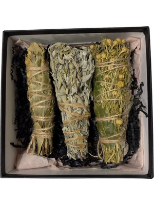 Anima Glow Kadim Arınma Demet Tütsü Seti - Adaçayı, Defne, Üzerlik