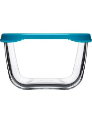 SÜS Snow Box Saklama Kabı 275 cc Plastik Turkuaz Kapaklı