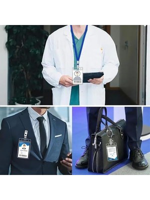 SÜS Bebek Pipetli Bardaklar, 50'li Paket Dikey Şeffaf Pvc Kimlik Kart Koruması, Su Geçirmez ve Toz Geçirmez Yeniden Kapatılabilir Fermuarlı Sert Plastik Rozet Kılıfı