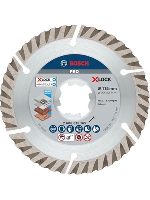 SÜS Professional X-Lock - Standard Seri Genel Yapı Malzemeleri Için Kesme Diski 115 mm