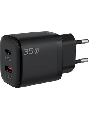 SÜS Redline 35W Gan Type-C ve Type-C Girisli Hizli Sarj Adaptörü