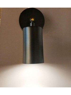 SÜS Tel Lighting GU10 Tekli Metal Spot Aydınlatma (Siyah)