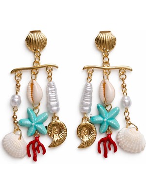 Venüs Design Çelik Deniz Yıldızı Charm Küpe