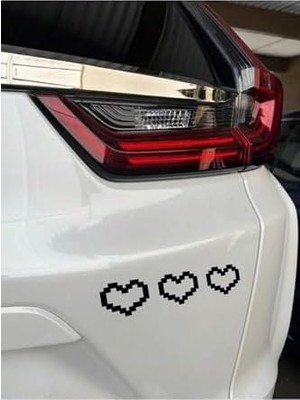 SÜS Kalp Desenli Araba Oto