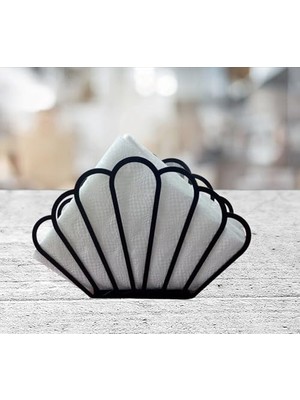 SÜS Peçetelik Taç Mat Siyah