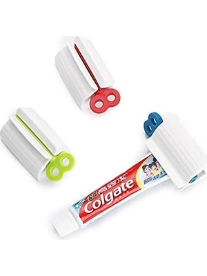 SÜS Pratik Diş Macunu Sıkma Aparatı Çevirmeli Diş Macun Sıkacağı 2 Li