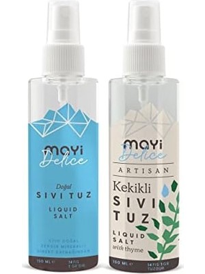 SÜS Sade ve Kekikli Sıvı Tuz Paketi