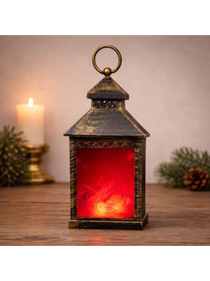 Daniska Vintage Tasarım Şömine LED Işık