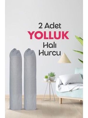 SÜS Halı Hurcu, Halı Kılıfı, Koruyucu Kılıf, Halı Kilim Organizeri (Gri, Yolluk Hurcu)