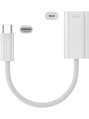 SÜS 45W Type C To Lightning Kulaklık Dönüştürücü Hızlı Şarj iPad Yuva Çevirici Müzik Dinleme Arama Otgklk