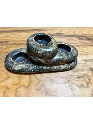 SÜS Seb Sertmix Dekoratif Üçlü Mumluk