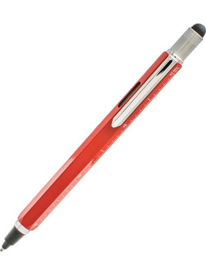 SÜS Monteverde Tool Pen Serisi MV35254 Rb Multifunction Kırmızı Roller Kalem