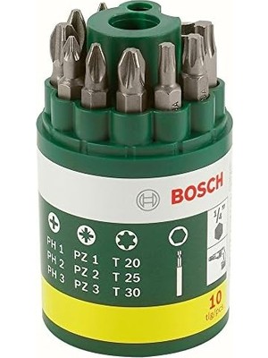 SÜS Vidalama Ucu Seti, Yeşil, 10 Adet