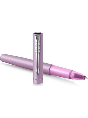 SÜS Xl Tükenmez Kalem | Pirinç Üzerine Metalik Lila Lake | Siyah Mürekkep Doldurmalı Ince Nokta | Hediye Kutusu