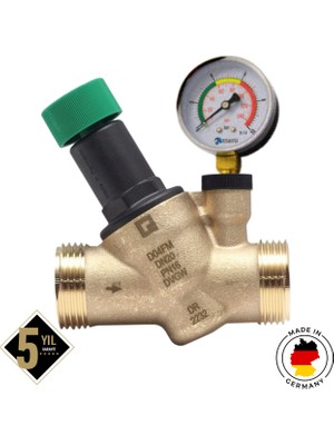 Resideo Braukmann (Honeywell) 3/4" Su Basınç Düşürücü Vana - Manometre Hediyeli - D04FM-3/4A