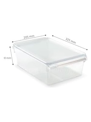 SÜS Kapaklı Banyo Mutfak Düzenleyici Raf Ps 325 * 205 * 100 mm Beyaz M-E27-40-01K