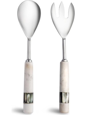 SÜS Romano Mermer Salata Servisi Beyaz