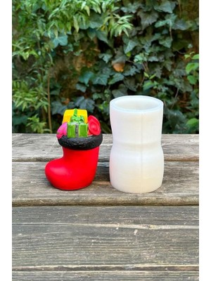 SÜS 3D Christmas Dilek Çorabı Silikon Mum Kalıbı