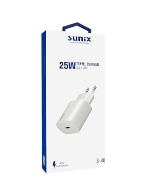 SÜS 25W Usb-C Girişli Süper Hızlı Şarj Aleti Başlık S-40