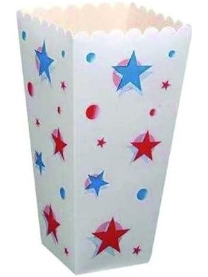 SÜS Büyük Karton Popcorn/mısır Kutusu 50 Adet