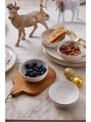 SÜS Porselen Joy 4 Parça 10 Santimetre Kase Seti