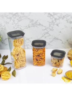 SÜS 3 'lü Kare Erzak Kabı Seti