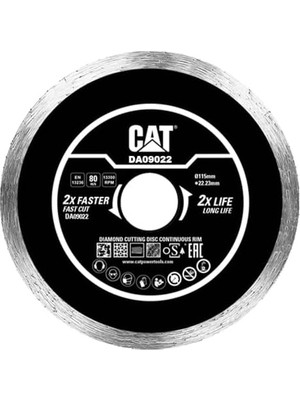 SÜS DA09022 115MM Profesyonel, Seramik, Mermer Kesme Diski (Sürekli Kenar)