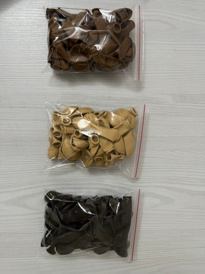 Kalisan Çikolata, Karamel, Sütlü Kahve 5 Inç Balon Seti