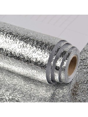 EkoAlışverişDünyam 5 Metre Alüminyum Folyo Yapışkanlı Mutfak Koruyucu