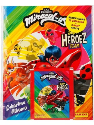 NW NessiWorld Lady Bug ve Super Cat Çıkartma Albümü