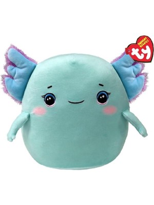 SÜS Ty Squishy Beanies - Charlie L'axolotl, Mavi Gözlü Yumuşak Peluş Yastık, Büyükler ve Küçükler Için Hediye Fikri, Tüm Koleksiyonlar Için - 22 cm - T39394