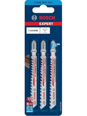 SÜS Professional 3x Expert 'hardwood ' T 144 Dhm Dekupaj Testere Bıçakları (Sert Ahşap, Wpc Ahşap Plastik, Uzunluk 100 Mm, Aksesuar Dekupaj Testeresi)