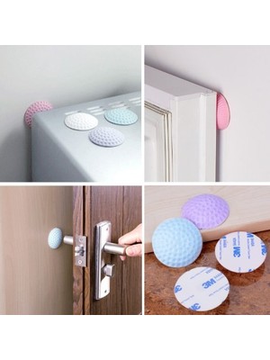 NW NessiWorld Çok Amaçlı Silikon Kapı Duvar Koruyucu Tampon 4lü Paket