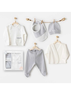 NW NessiWorld AC25700 Mommy's Little Star 5'li Hastane Çıkışı Ekru