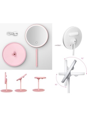 NW NessiWorld LED Işıklı Dokunmatik Makyaj Aynası 3 Kademeli Işık Ayarlı