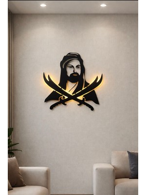 Zuzuca Store Hz.ali Zülfikar Kablosuz Ledli Duvar Dekorasyon