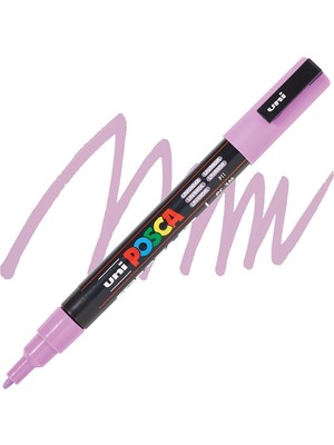 Uni-Ball Posca 0.9-1.3 Su Bazlı Boyama Kalemi Markörü Lavanta N Pc-3M (6 Lı Paket)
