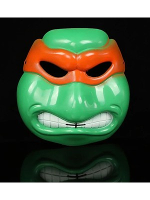 NW NessiWorld Ninja Kaplumbağalar Maskesi Michelangelo Maskesi
