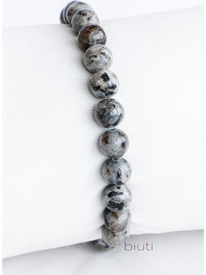 Biuti Labradonit Doğal Taşlı Lastikli Bileklik 8mm Hediyelik El Yapımı Aksesuar