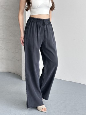 Gkc Butik Tensel Kumaş Siyah Pantolon