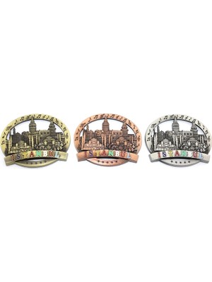 LuxeGem Istanbul Temalı Metal Magnet ALK3329
