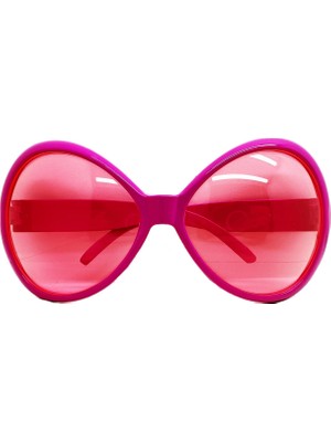 LuxeGem Pembe Renk Yeşilçam Nostalji 80LI Yıllar 90LI Yıllar Parti Gözlüğü