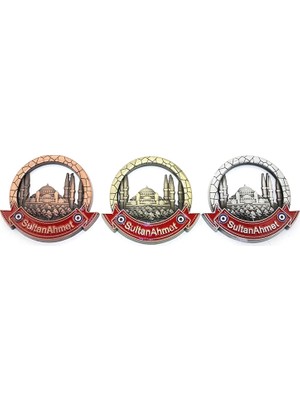LuxeGem Istanbul Temalı Metal Magnet ALK3339