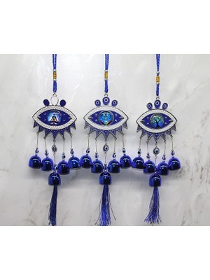 LuxeGem Metal Nazar Boncuğu Çan ALK3494