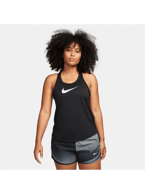 Nike Dri-Fit Swoosh Run Siyah Kadın Spor Atleti Stilim Spor