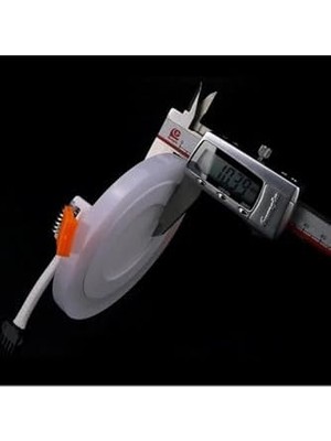 SÜS 2 Adet Çift Renkli Hero LED Panel 3+3 Watt Dış Çapı 10 cm Mavi-Beyaz Iki Renkli Tavan Spot Lambası