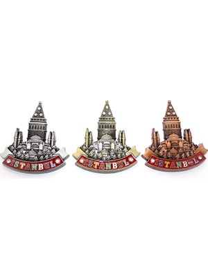 LuxeGem Istanbul Temalı Metal Magnet ALK3332