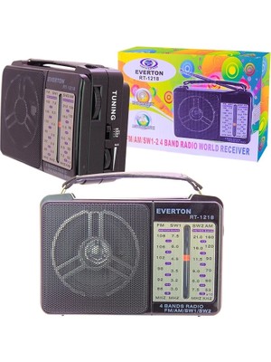 LuxeGem RT-1218 Fm-Am-Sw Dünya Radyo