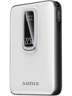 SÜS 10.000 Mah 15W Standlı Manyetik Powerbank Beyaz Pb-90