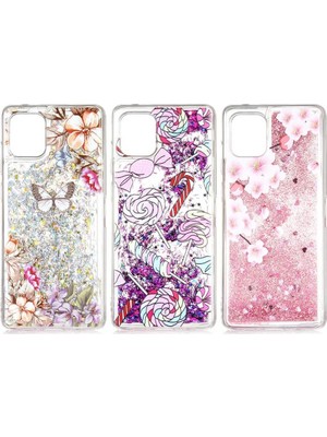 SÜS Galaxy A81 / 10 Lite Kılıf No 3 Marina Sulu Simli Silikon Kapak Orijinal Esnek Ince Geliştirilmiş Dayanıklı Darbe Karşıtı Koruyucu Yeni Nesil Tasarım (Galaxy A81 / 10 Lite, No 3)